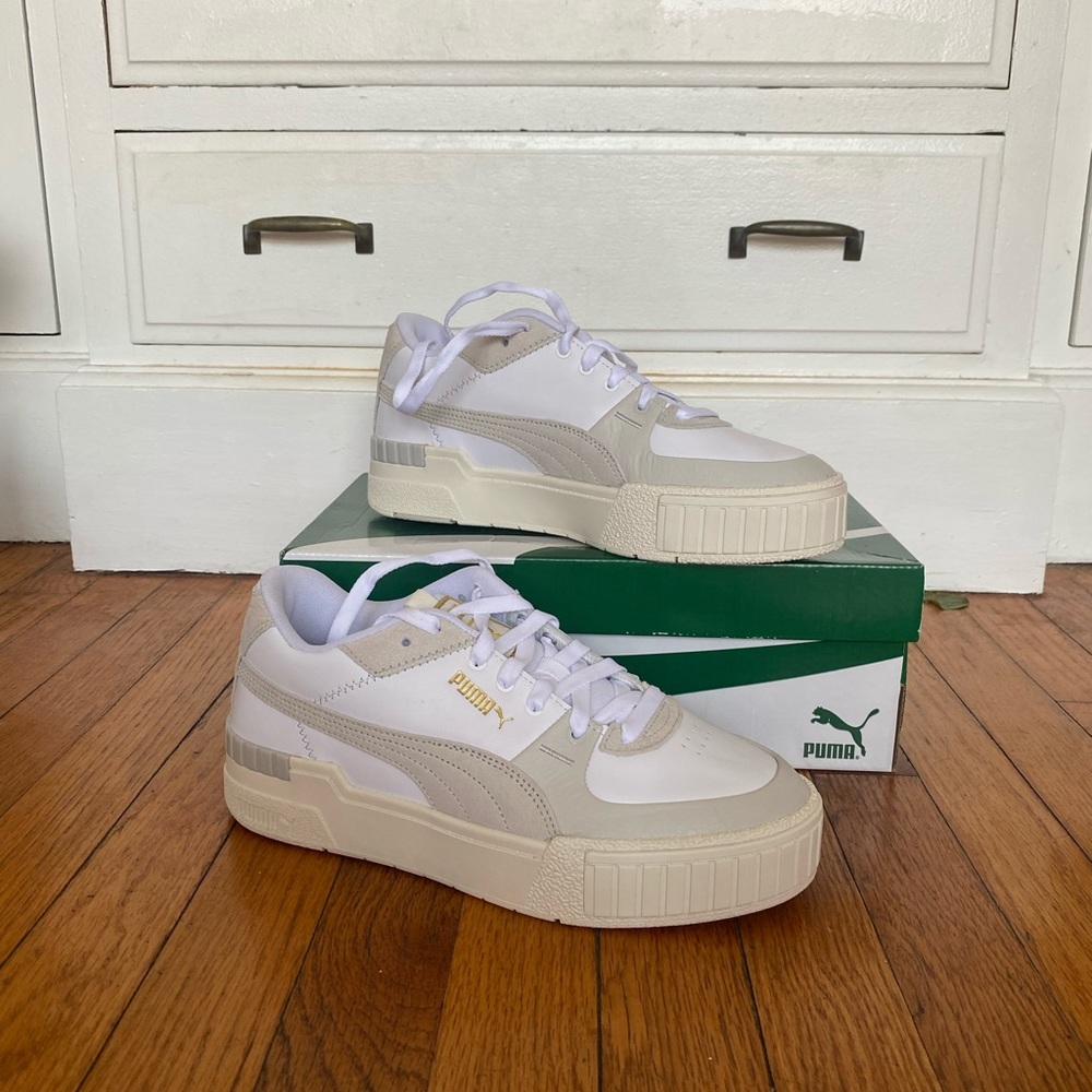 sz 10 puma Cali sports mix platform sneakers
